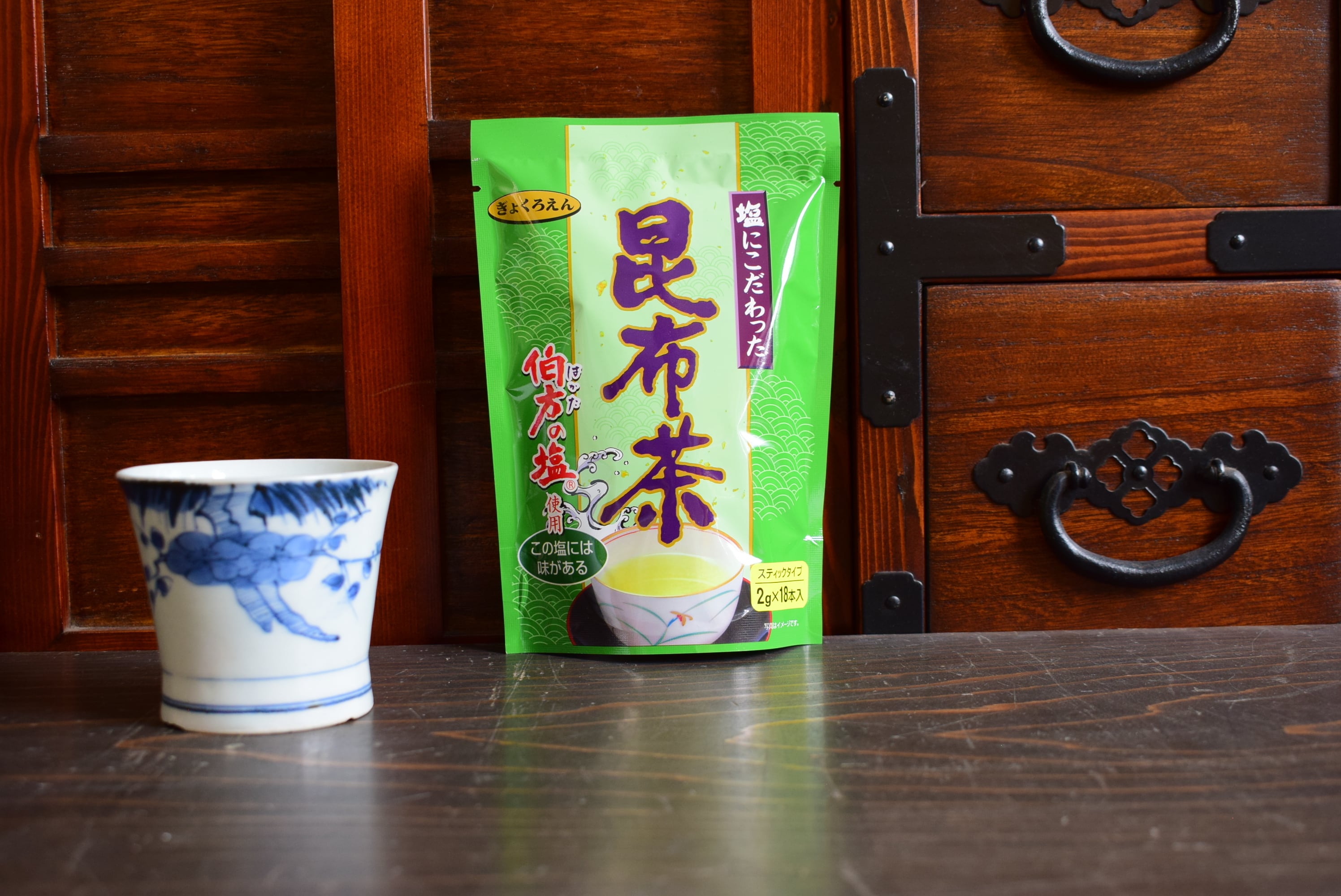 昆布茶 スティック 2g×18本 ぎょくろ園 Konbucha Kelp Tea stick 2g x