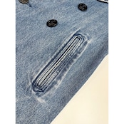 90s Ralph Lauren DENIM PEA COAT Size M