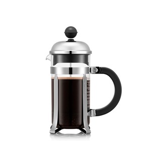【数量限り】BODUM ボダム コーヒー コーヒープレス CHAMBORD シャンボール フレンチプレス コーヒー 350ml シルバー ステンレスフィルター ガラスビーカー 浸漬式 コーヒー  1923-16