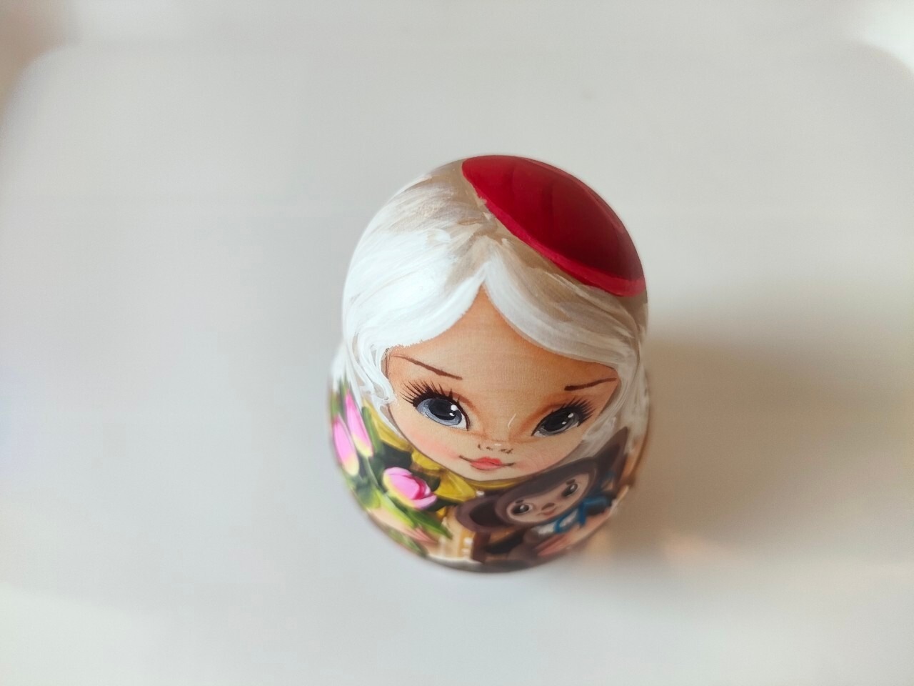 チェブラーシカの起き上がりこぼし （LYH055 ロシア雑貨 起き上がり 