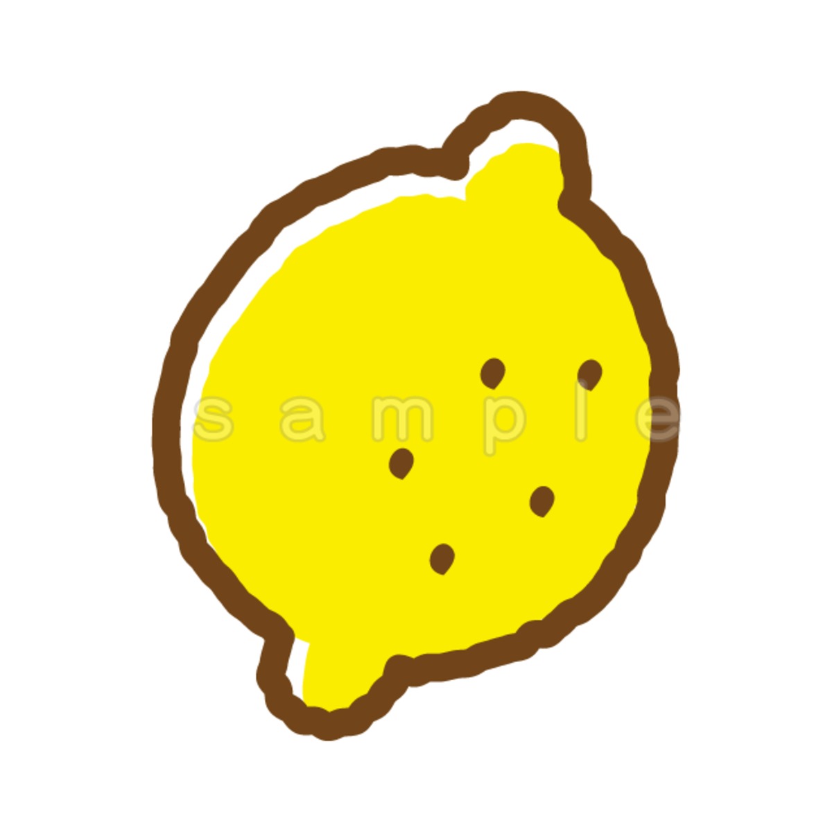 レモン B007 Png イラストショップくま 商用利用okのかわいいイラストのフリー素材がたくさん