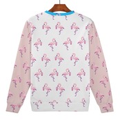 Women's Pull Over Sweatshirt White 4295
