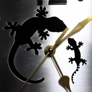 【トッケイ時計】ステンレス×アクリル製プレミアムウォールクロック