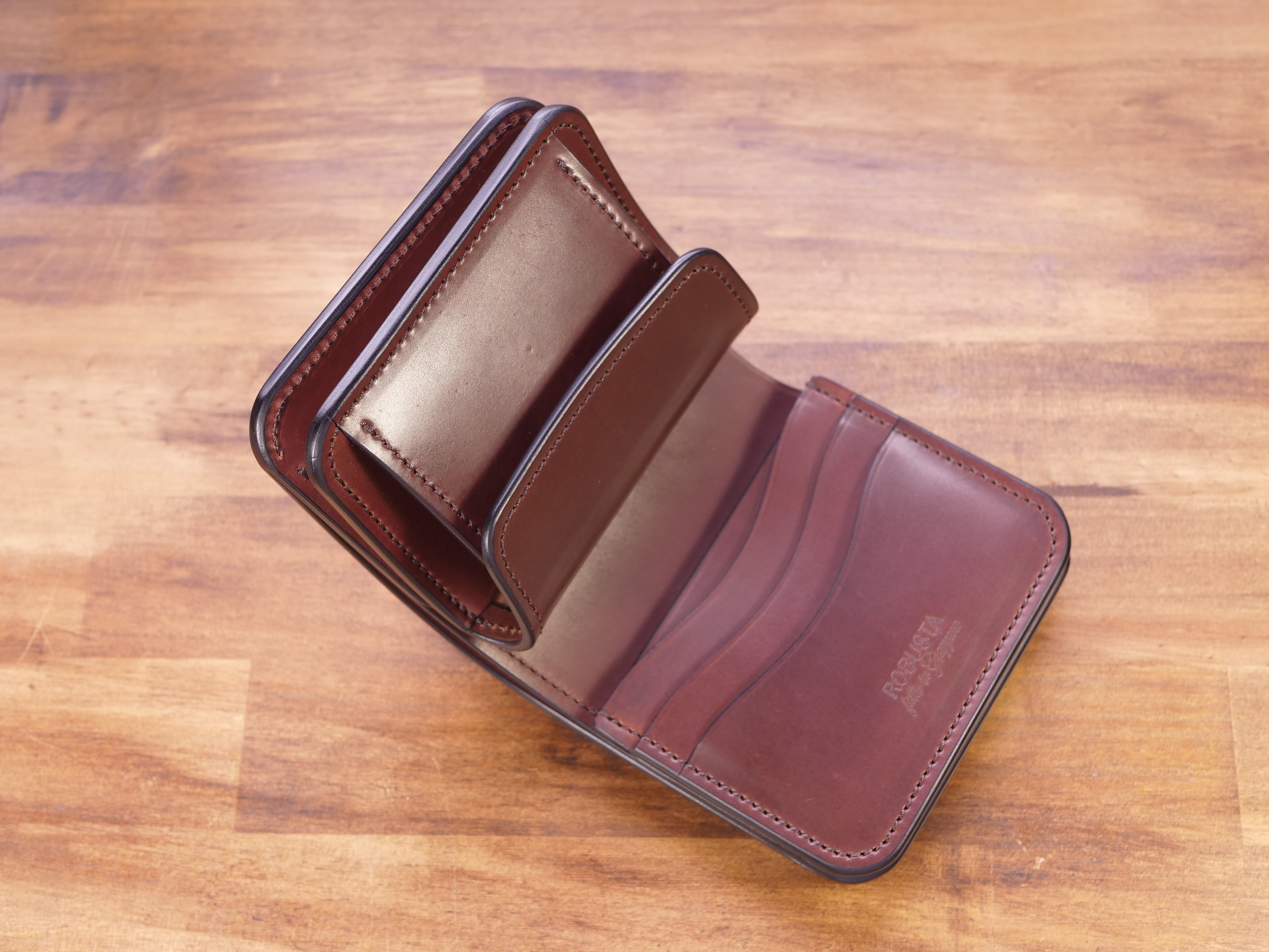 ロブスタレザー ドラム ホーウィン スタンプ インテンスブルー × #4 Drum / Horween shell cordovan #4 | robusta leather