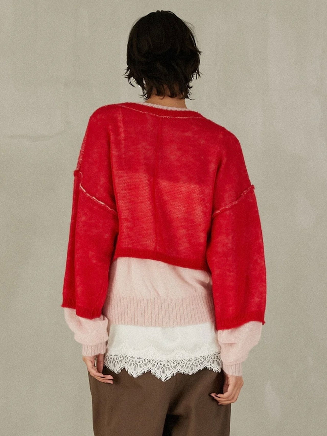 【25AW】PRANK PROJECT プランクプロジェクト / Reversible Mohair Knit / リバーシブルモヘアニット - 10