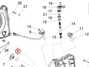 Aprilia 09～23 RSV4/Tuono 1000 /1100 O-ring 857078