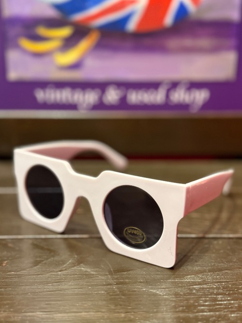 英国サングラス/Twiggy/ホワイト