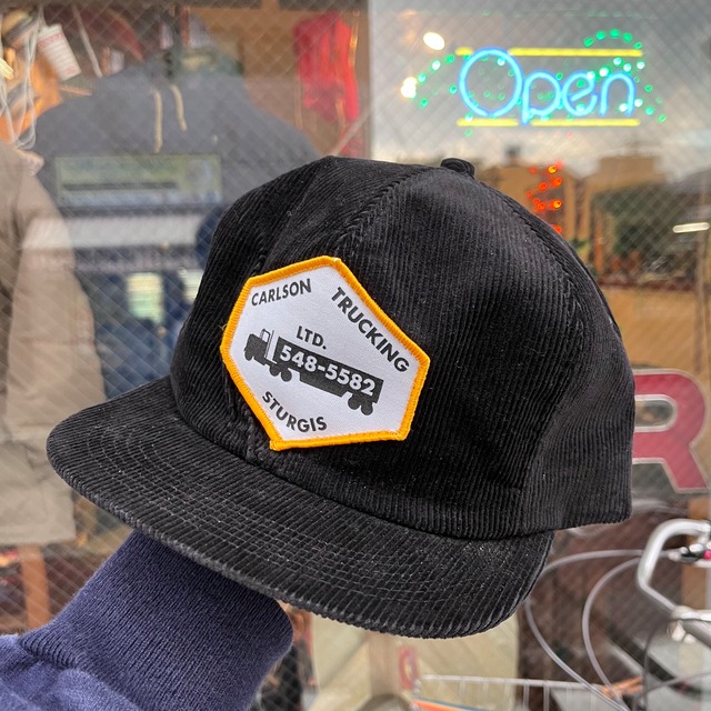 1970's "K-Products" Corduroy Trucker Hat/Union Gas