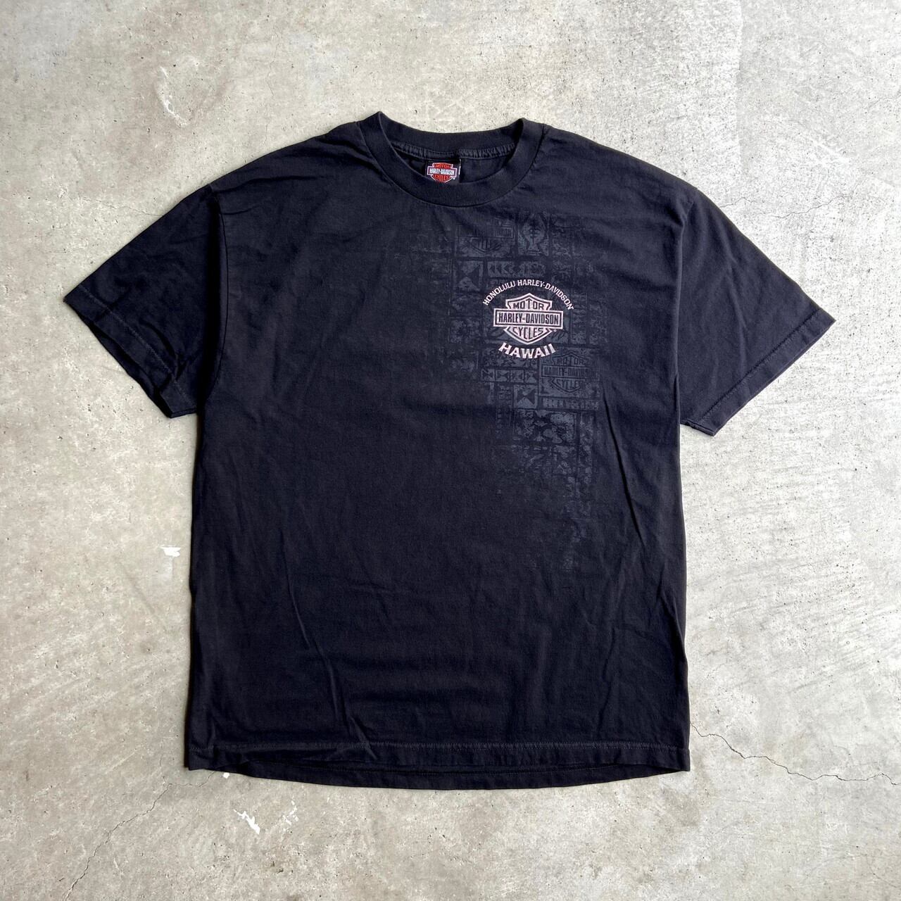 Harley-Davidson ハーレーダビッドソン 両面プリント Tシャツ メンズXL