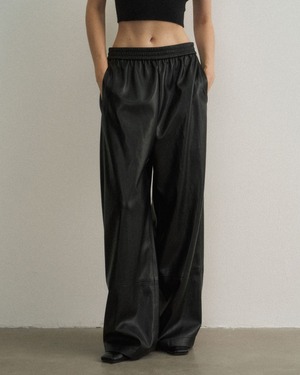 Synthetic Leather Pants