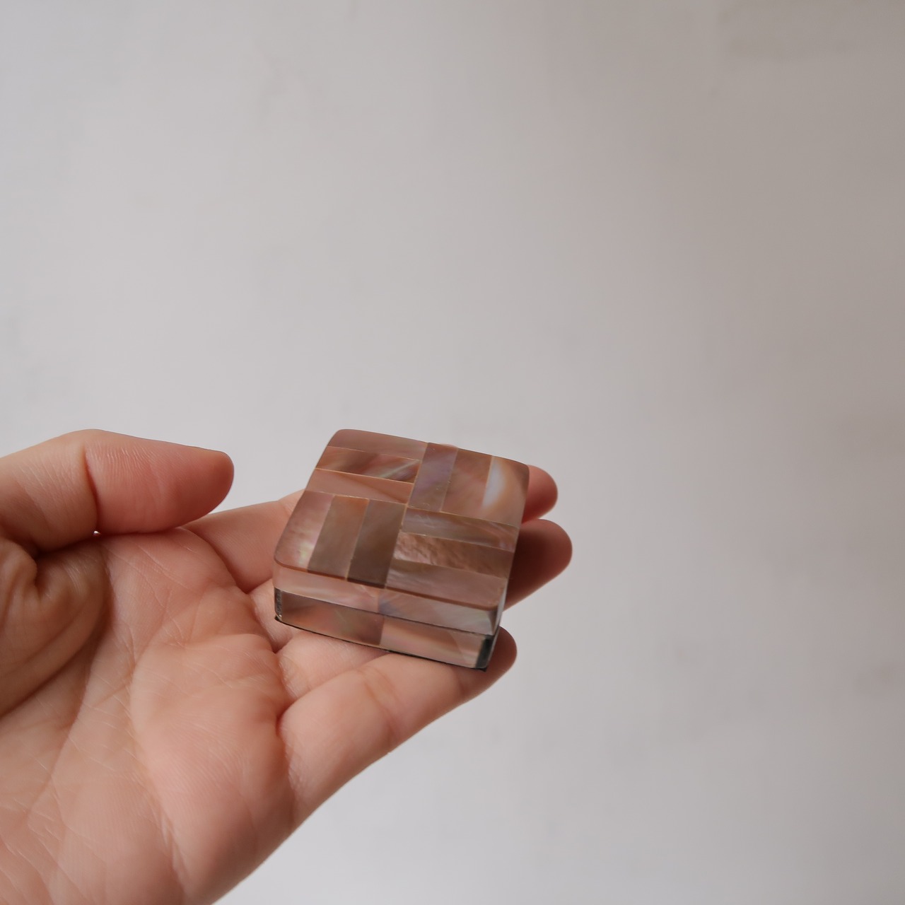 ピンクシェルのジュエリーボックス