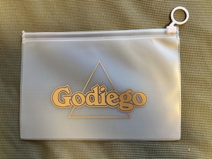 New! Godiegoロゴクリアポーチ