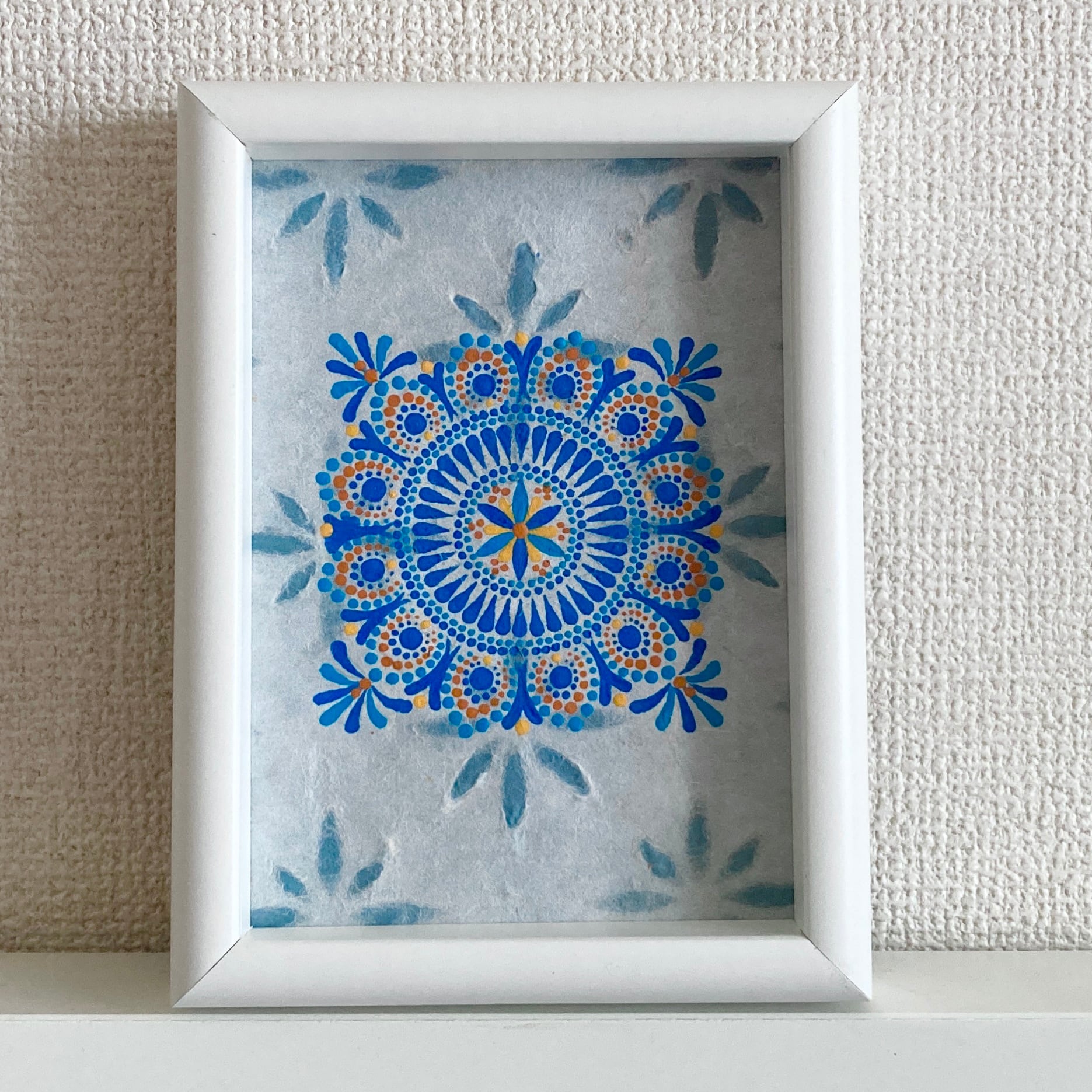 オーダー専用＊ドットマンダラアート＆鉢 セット オーダー専用＊ドットマンダラアート＆鉢 セット オーダー専用