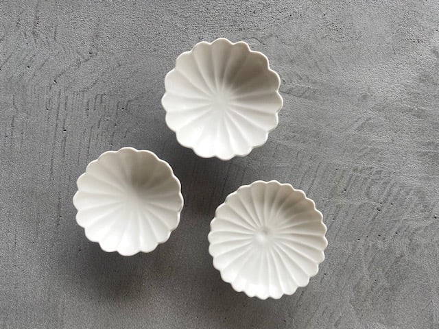 藤村佳澄 ミニ高杯 白