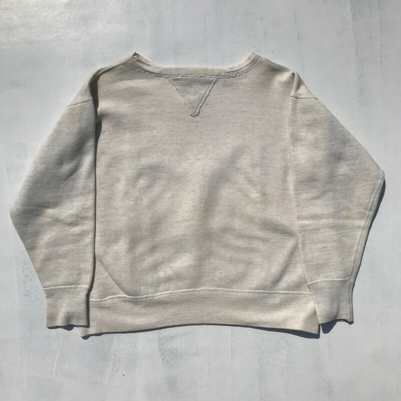 60s VINTAGE SWEAT SHIRT 水色 4本針 US