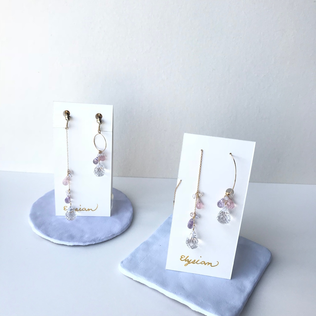恋愛運UP✨マーメイド クリスタル 14kgf ピアス / イヤリング | ELYSIAN