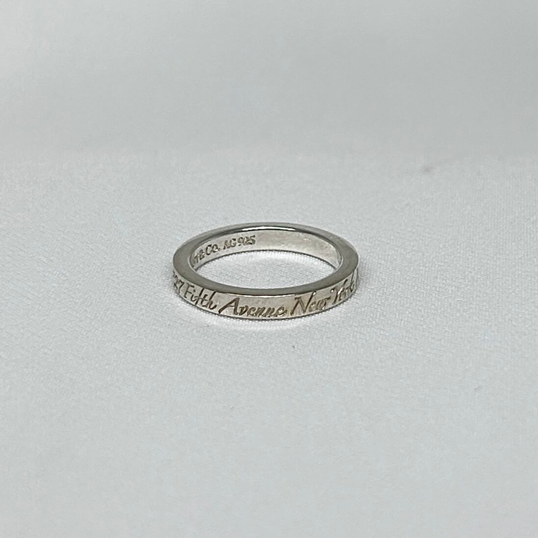 Tiffany&Co. 約9号 ノーツ リング シルバー925 ティファニー | 2122 