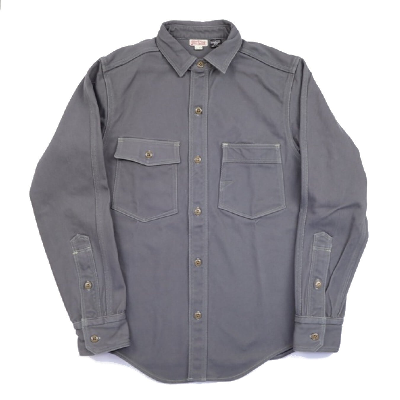 FREEWHEELERS(フリーホイーラーズ)~"Gemsa" WORK SHIRT STEEL GRAY~