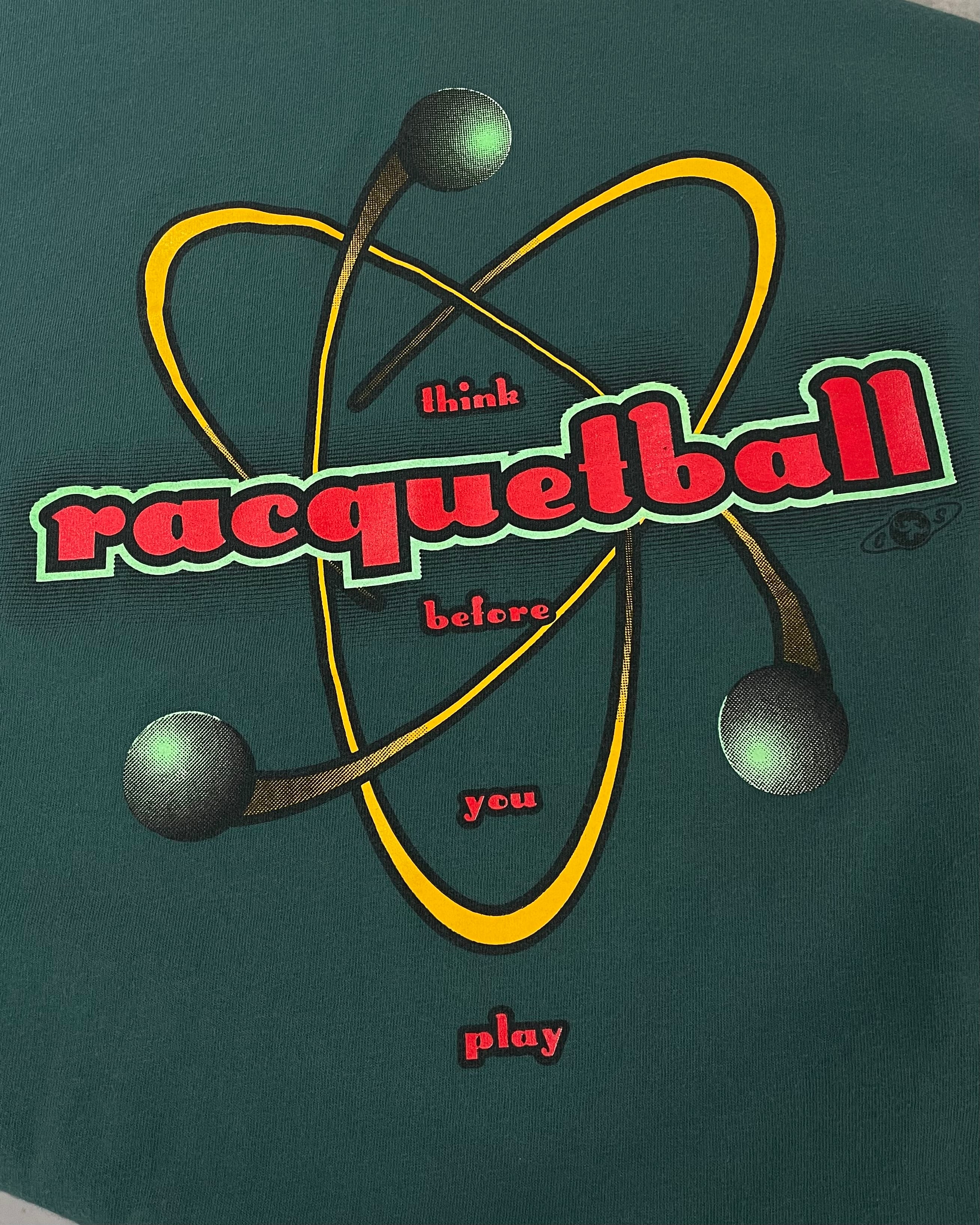 90s anvil "Courtesy sports" S/S Print Tee USA製