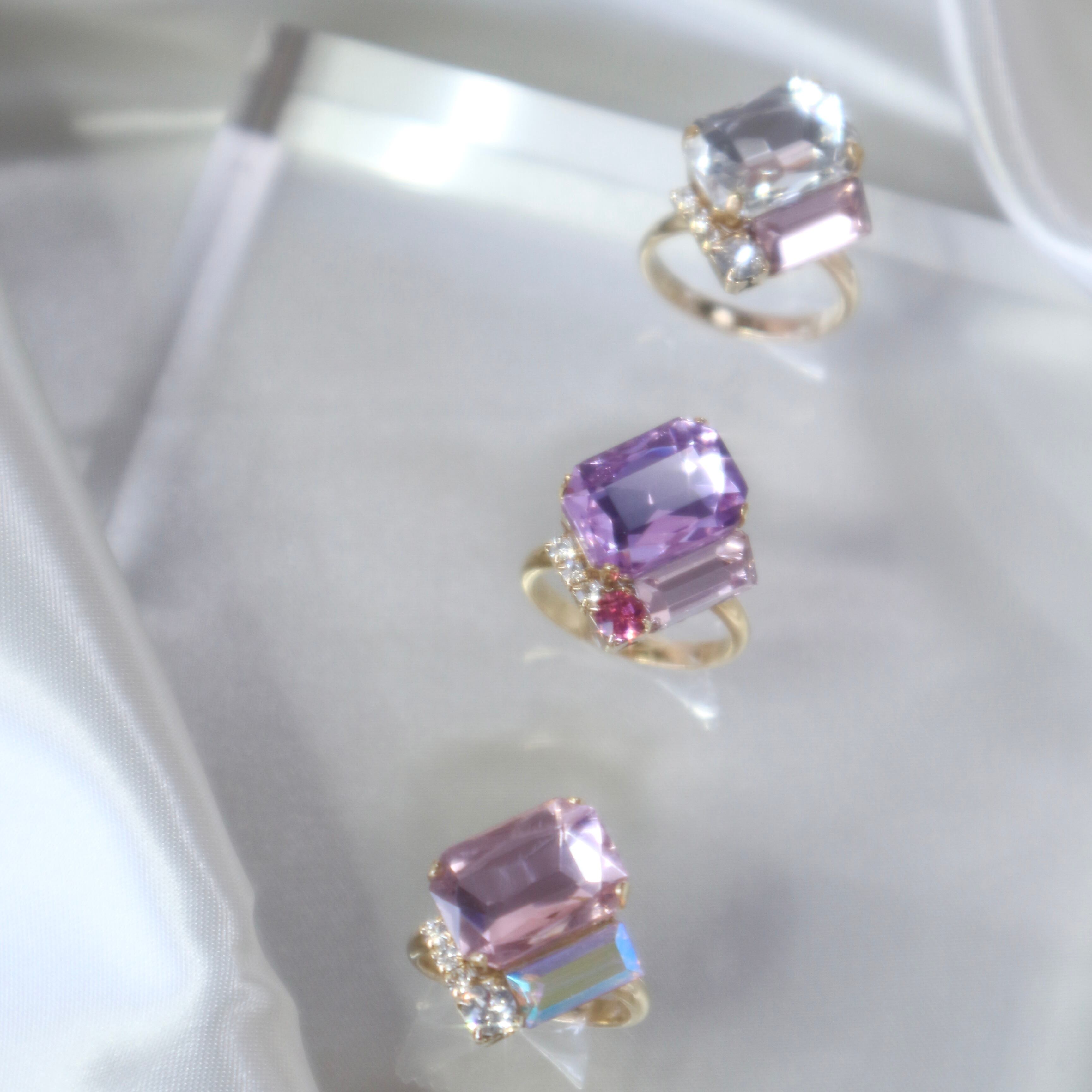 Candy rings (crystal / F size)