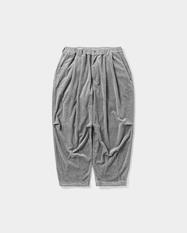 TIGHTBOOTH / VELOUR BALLOON PANTS / GRAY