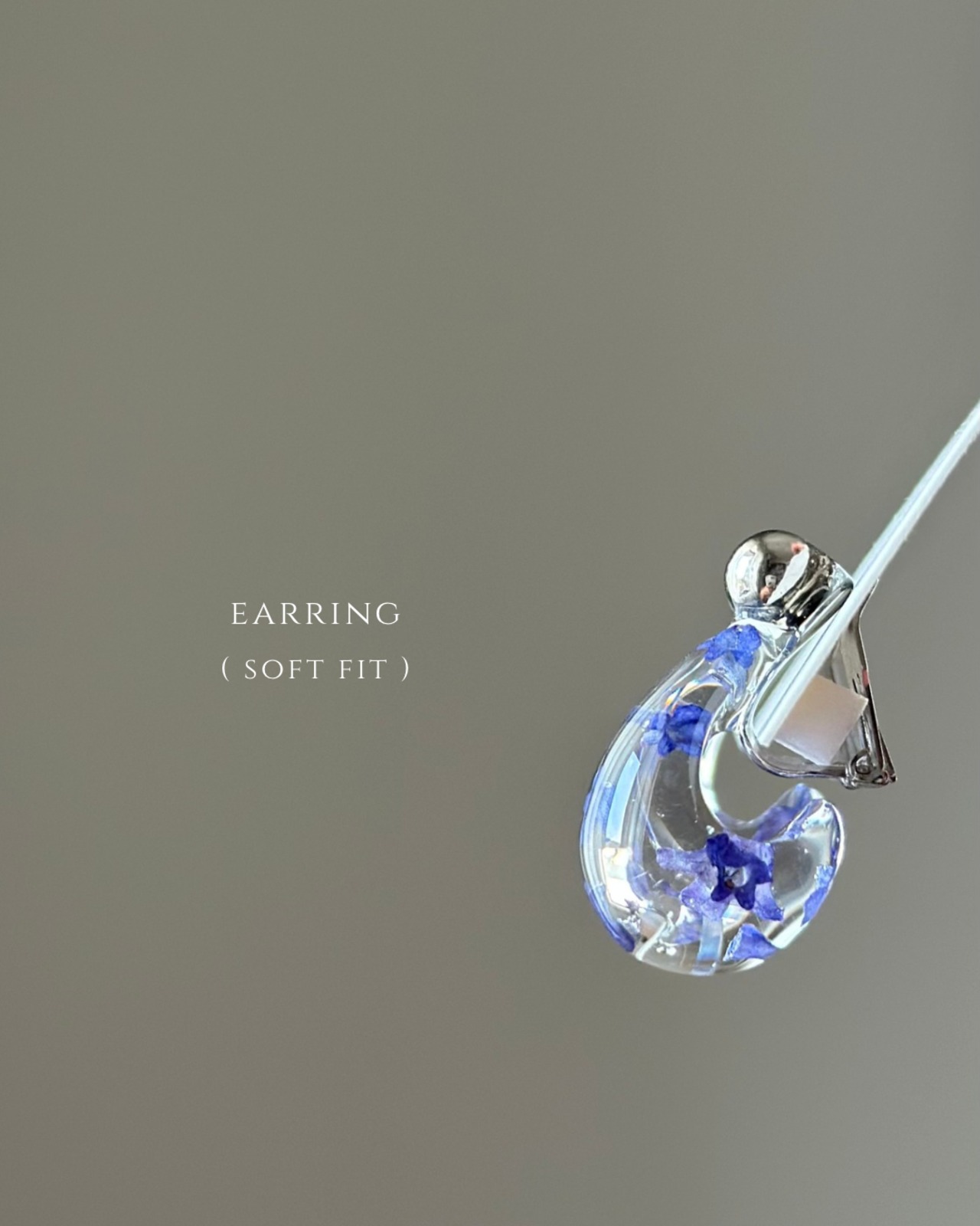 lavender drop earring 【数量限定】