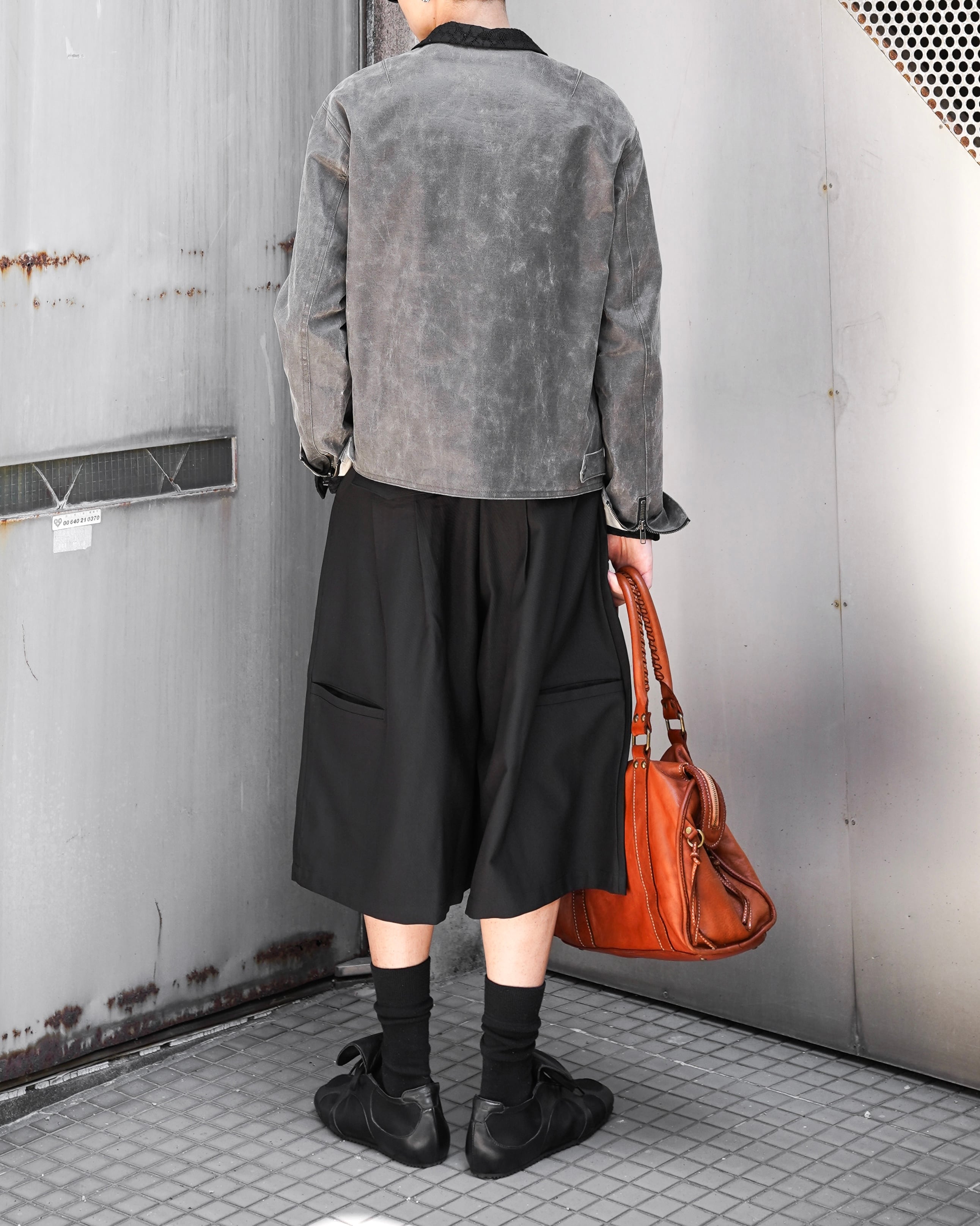 Hype】double belt loop wide half trousers | hypeofficial