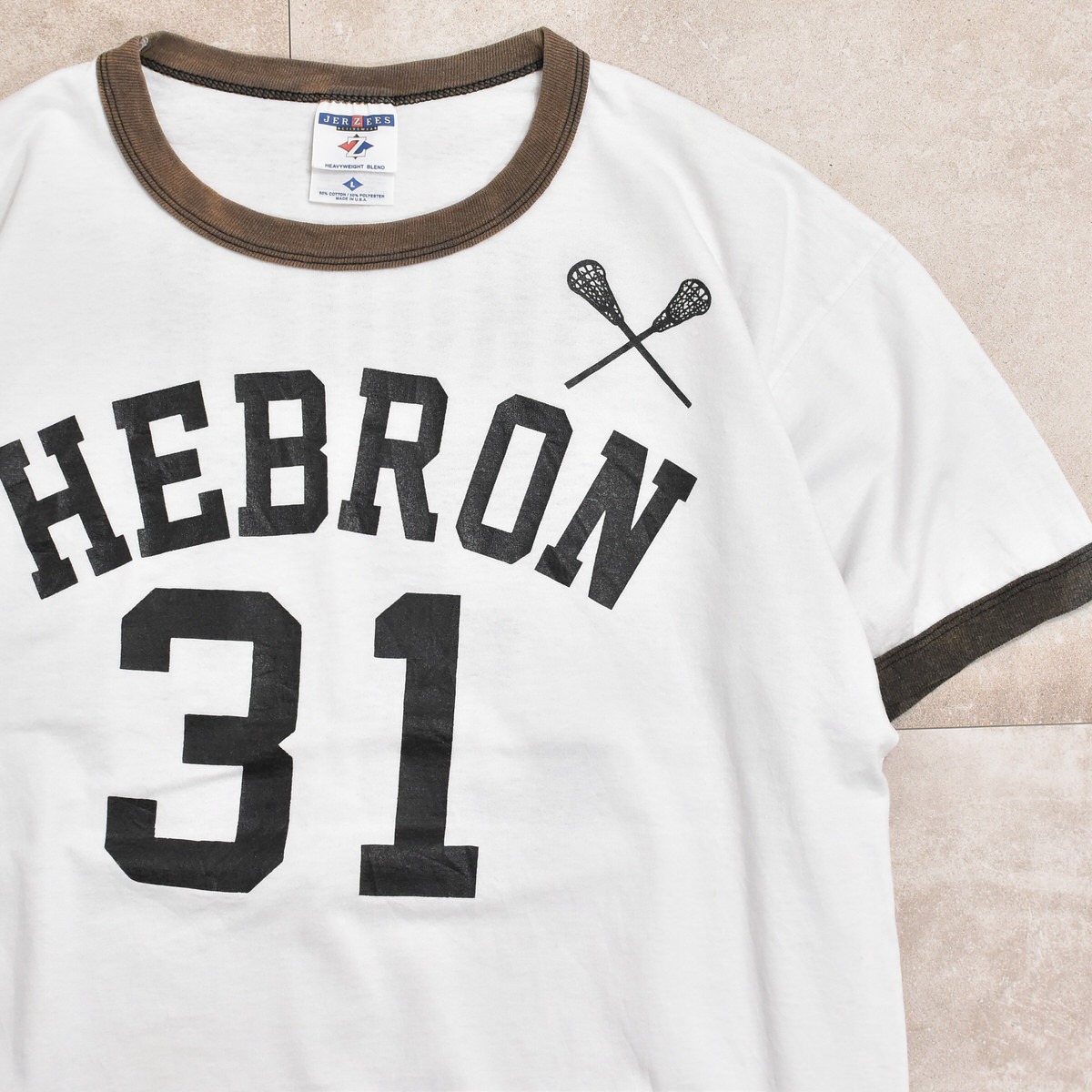 90s~ USA JERZEES college ringer T-shirt | 古着屋 grin days memory 【公式】古着通販 ...