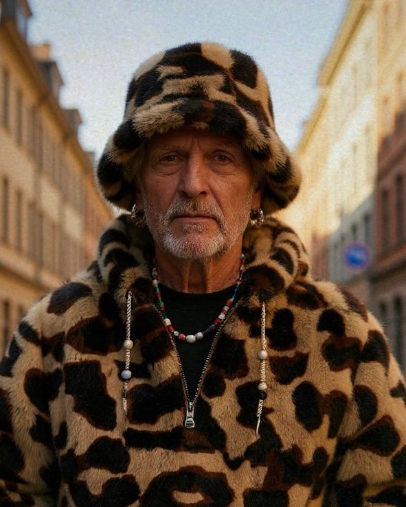 Fur Bucket Hat/Leopard | AMBERGLEAM