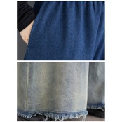 グラデーション デニム ワイドパンツ  00165