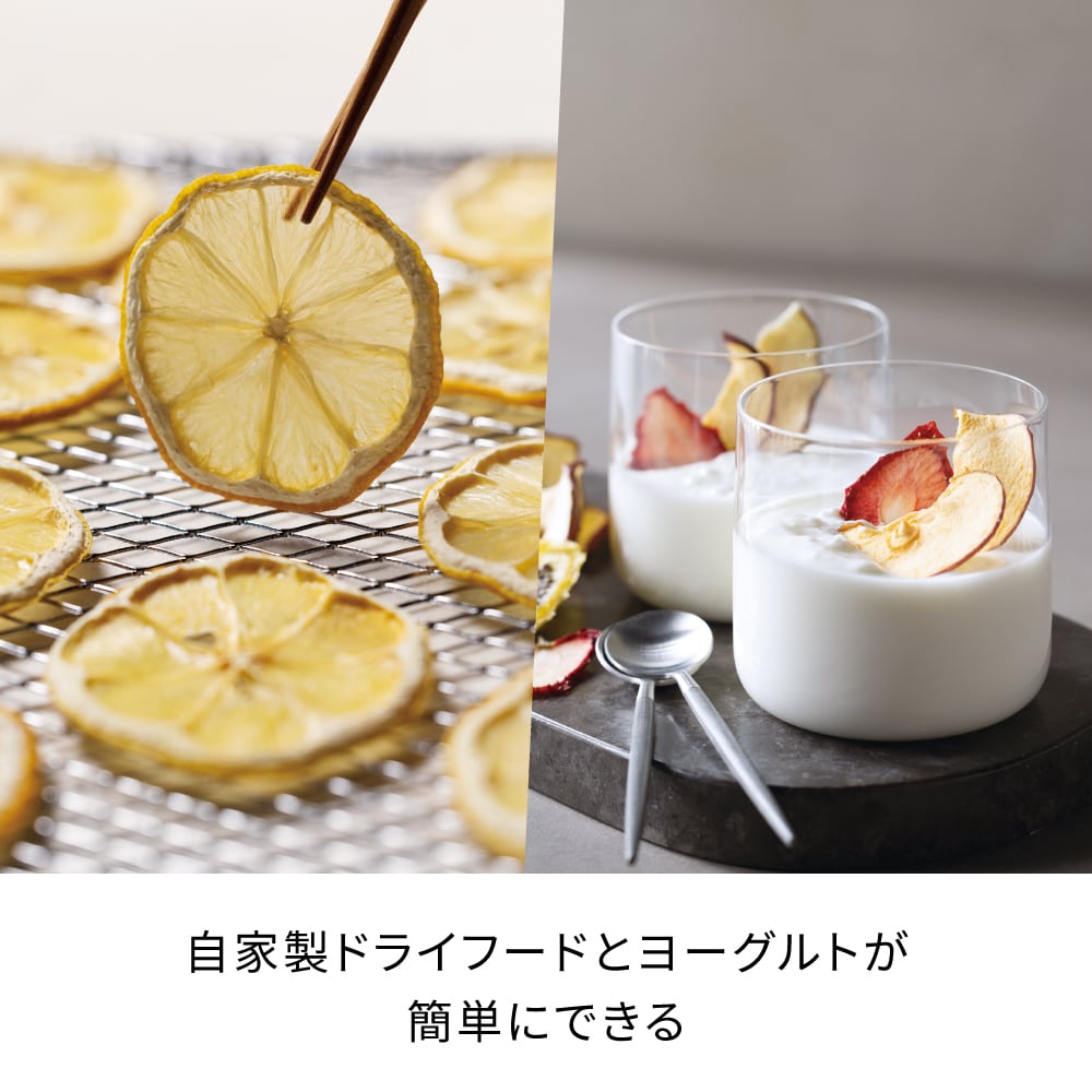 レコルト ドライフード&ヨーグルトメーカー / クリームホワイト レコルト ドライフード&ヨーグルトメーカー / クリームホワイト
