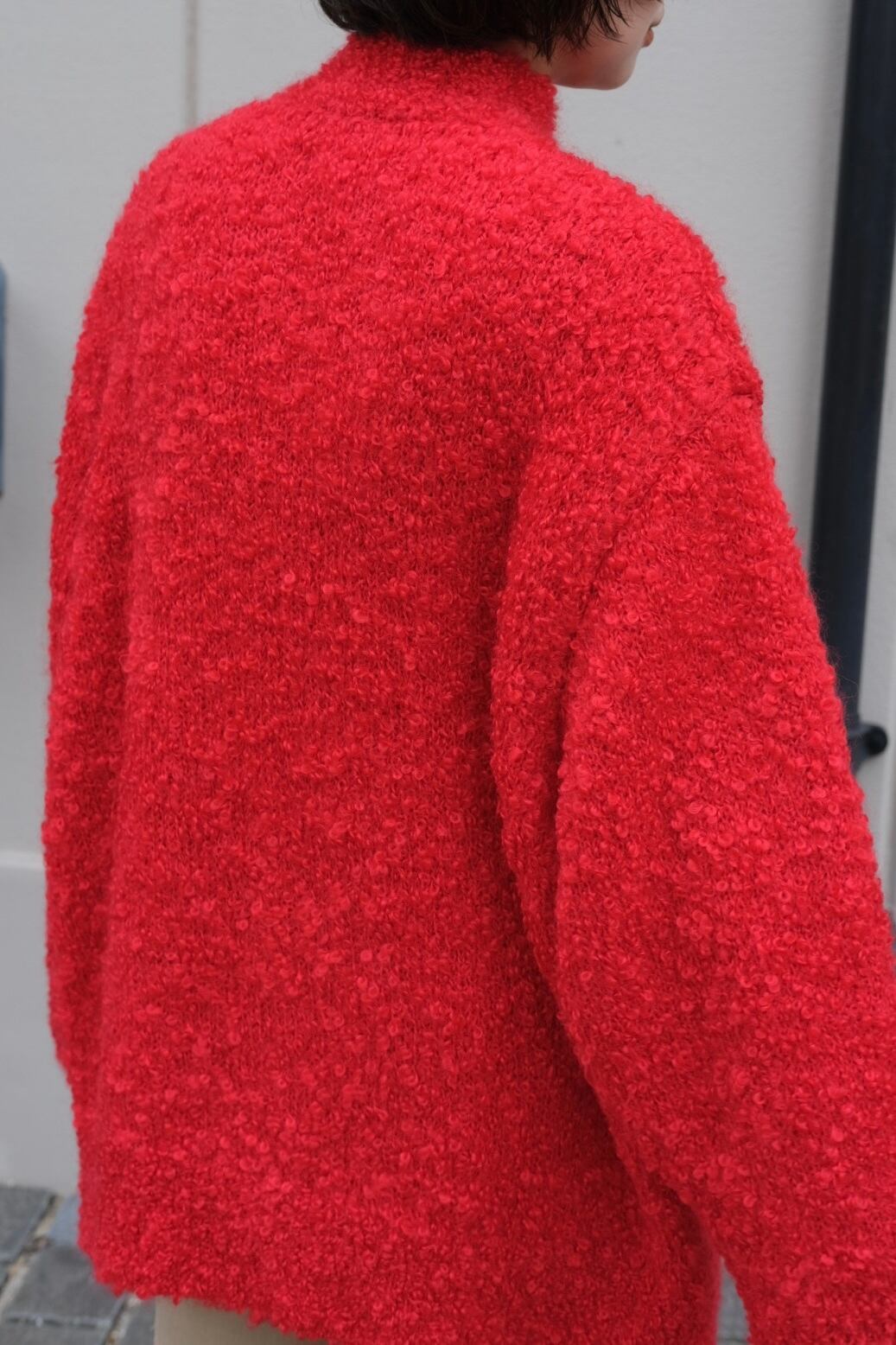 kota gushiken】Massive Mohair Cardigan -Red- | loop