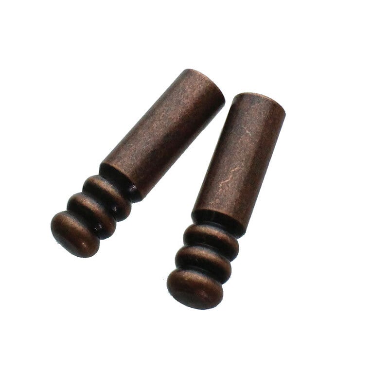 ループタイ 金具 剣先 2個 (1ペア) 24mm 内径5mm [lt-7529