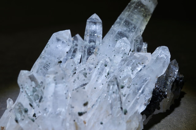 ブルガリア産クォーツ/クローライト/ガレナ Quartz/Chlorite/Galena 2007