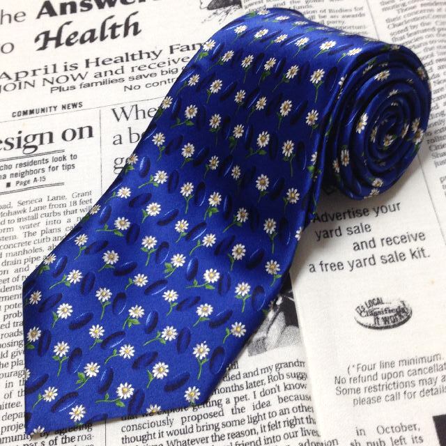 ポール スチュアート Paul Stuart 美品 未使用品 微光沢 ネクタイ