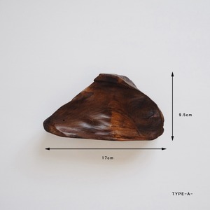 Teak incense holder