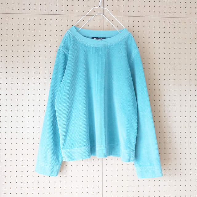 cyan color corduroy_TP