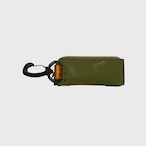 vibram light case (khaki×orange) with orange glowing zip