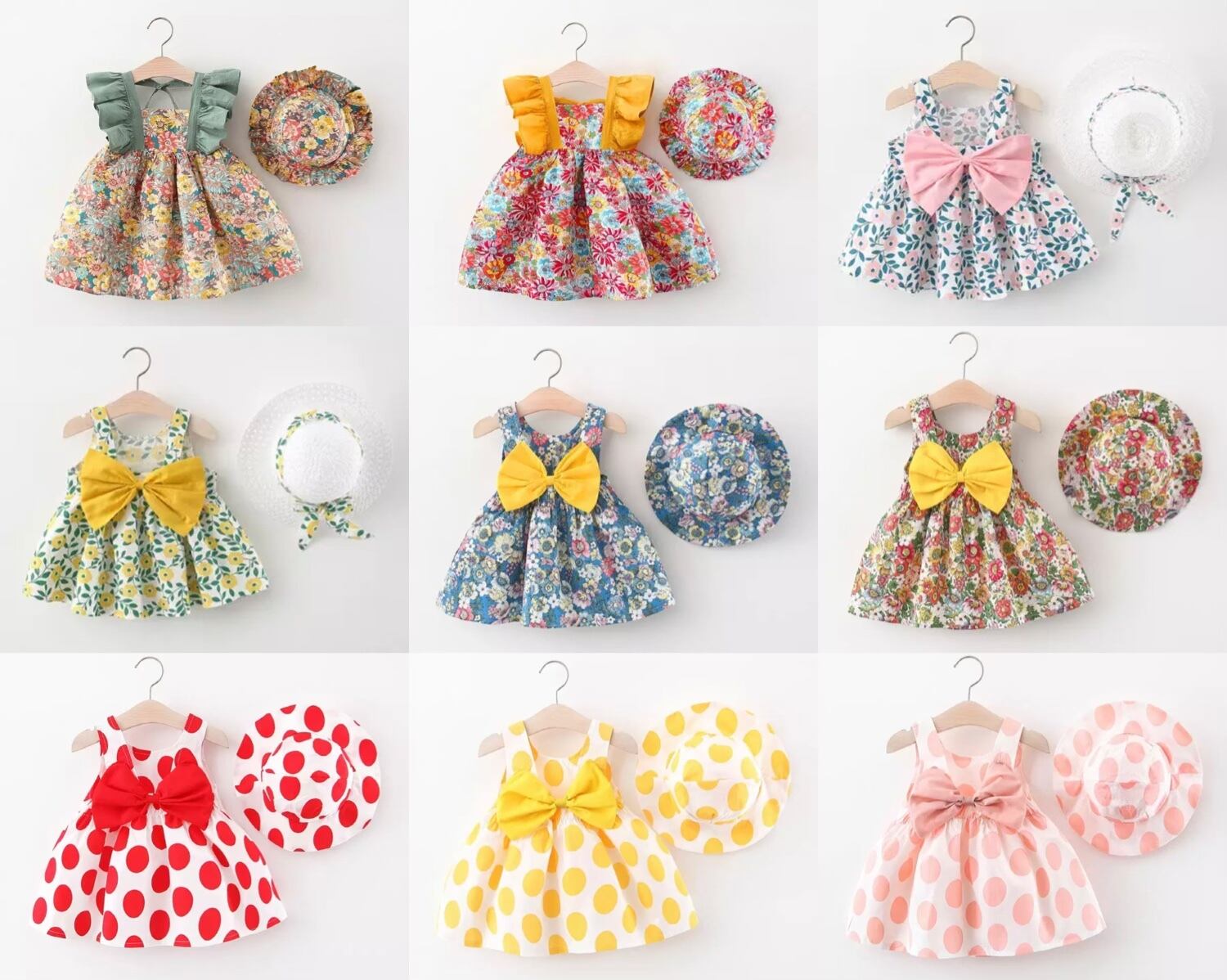 サマードレス / サンハット付き / 女の子 / 〜4才( A〜P )