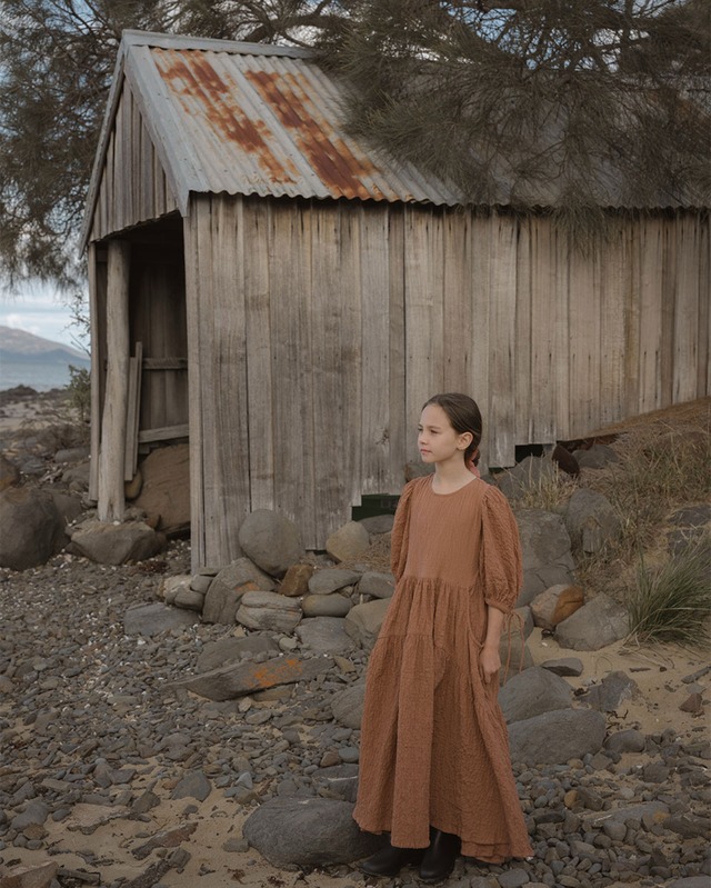 《即納》son and daughter / Marisol Dress 5-6Y/7-8Y