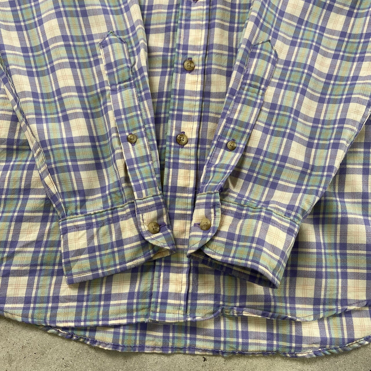 90年代 PENDLETON ペンドルトン オーバーチェックシャツ ボタンダウン