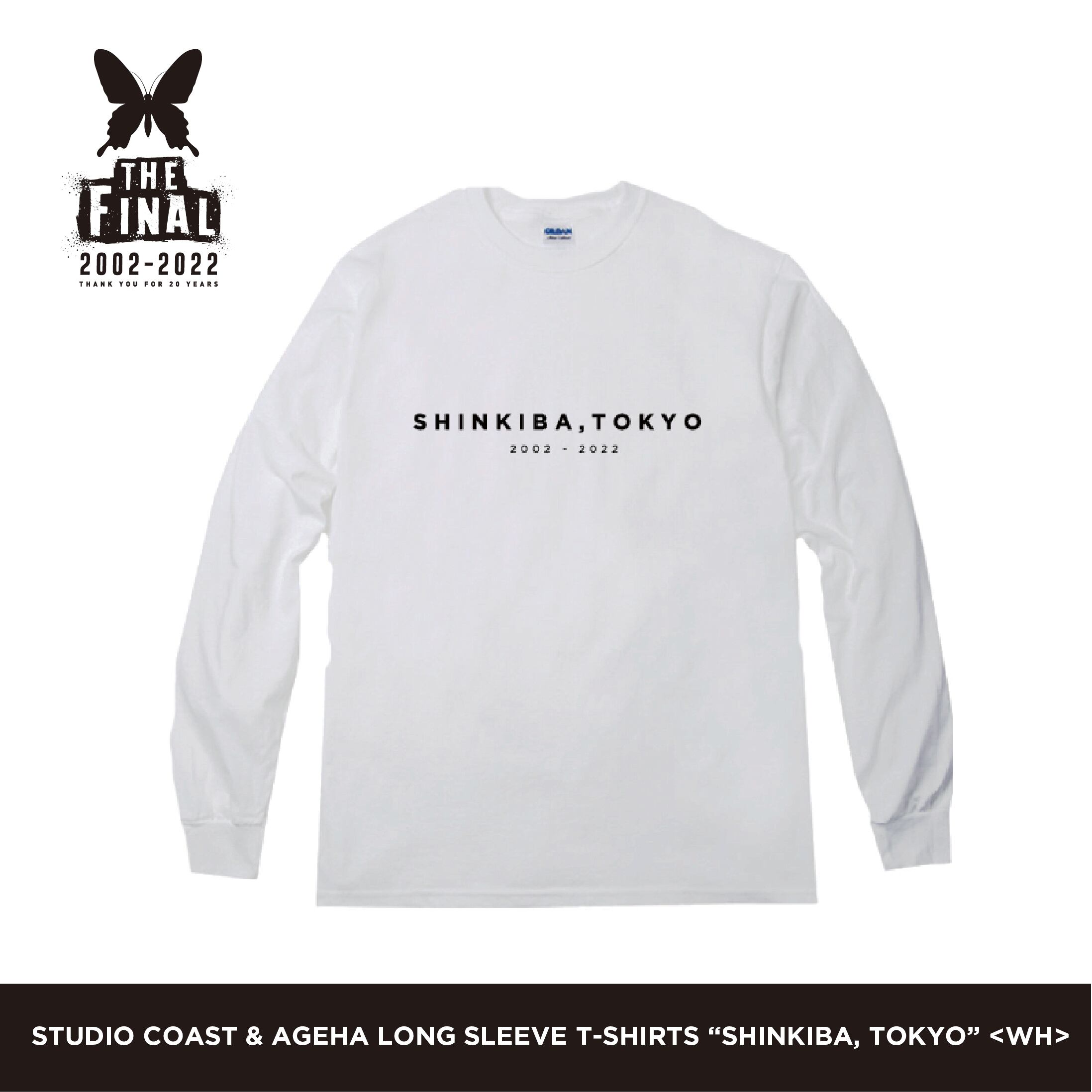 STUDIO COAST × ageHa コラボ Tシャツ - SHINKIBA, TOKYO / BK