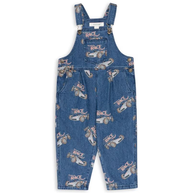 24AW コンゲススロイド デニム レーシングカー 12M kongessloejd】デニムパンツ レーシングカー キッズ コンゲススロイド