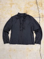 frill sheer shirts