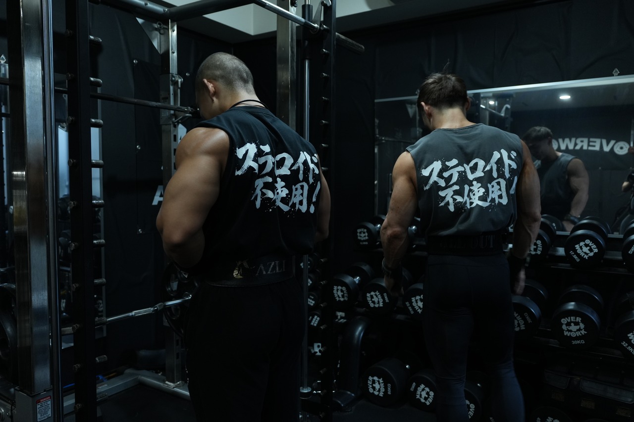ステロイド不使用_sleeveless_BLACK/BLACK