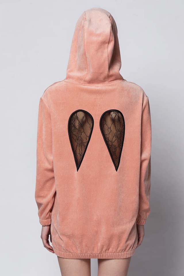 Diana Wings Hoodie - Peach