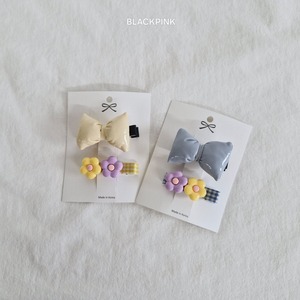 [BLACKPINK] Accessory) Chubby Flower 2-Piece Set-up / [블랙핑크] 악세)통통플라워2종세트
