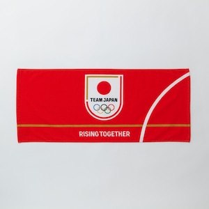 TEAM JAPAN フェイスタオル RED