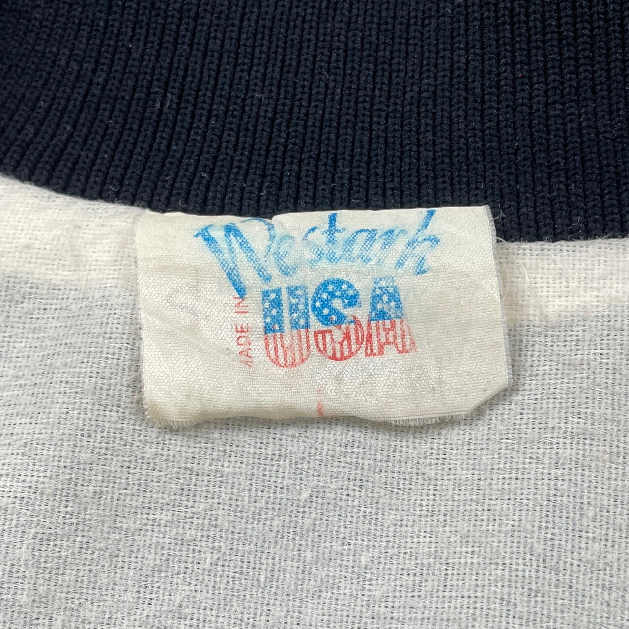 90年代 USA製 WestArk ナイロン サテンスタジャン カレッジチーム 