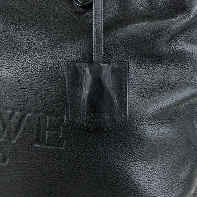LOEWE ロエベ ハンドバッグ ブラック レザー 2way vintage ヴィンテージ オールド m3sbja